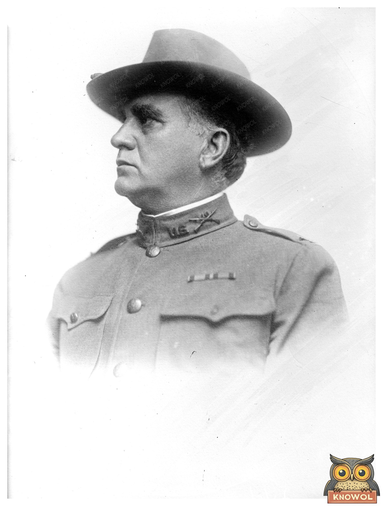 Historic Gen. H.A. Greene Print, Vintage Art