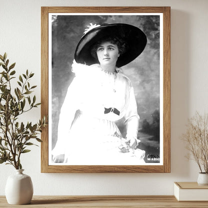 Historic Leila Harrison Print, Vintage Art