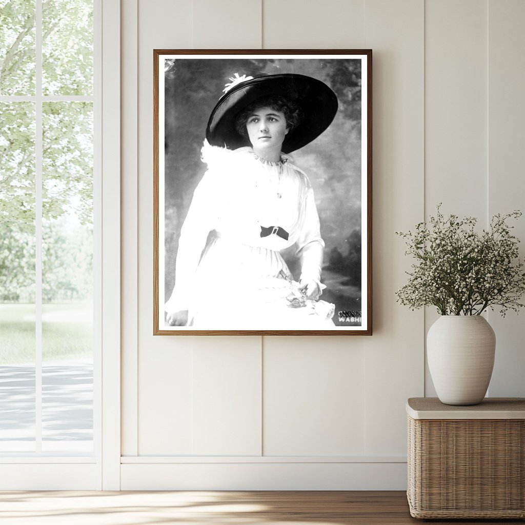 Historic Leila Harrison Print, Vintage Art