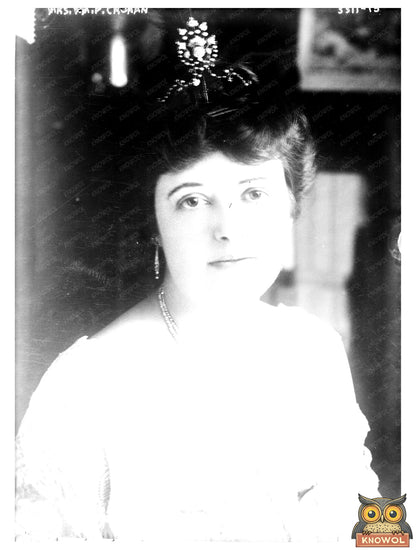 Historic Mrs. Wm. P. Cronan Print, Vintage Art