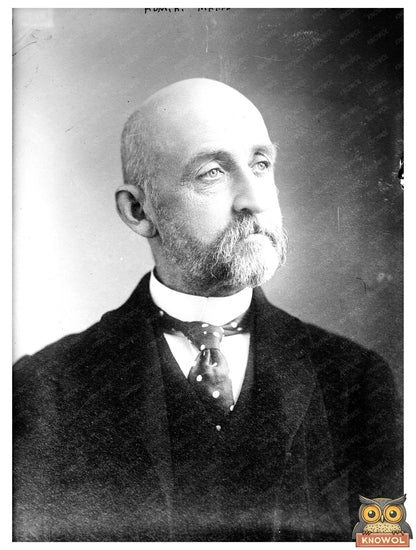 Historic Adm. A. Mahan Print, Vintage Art