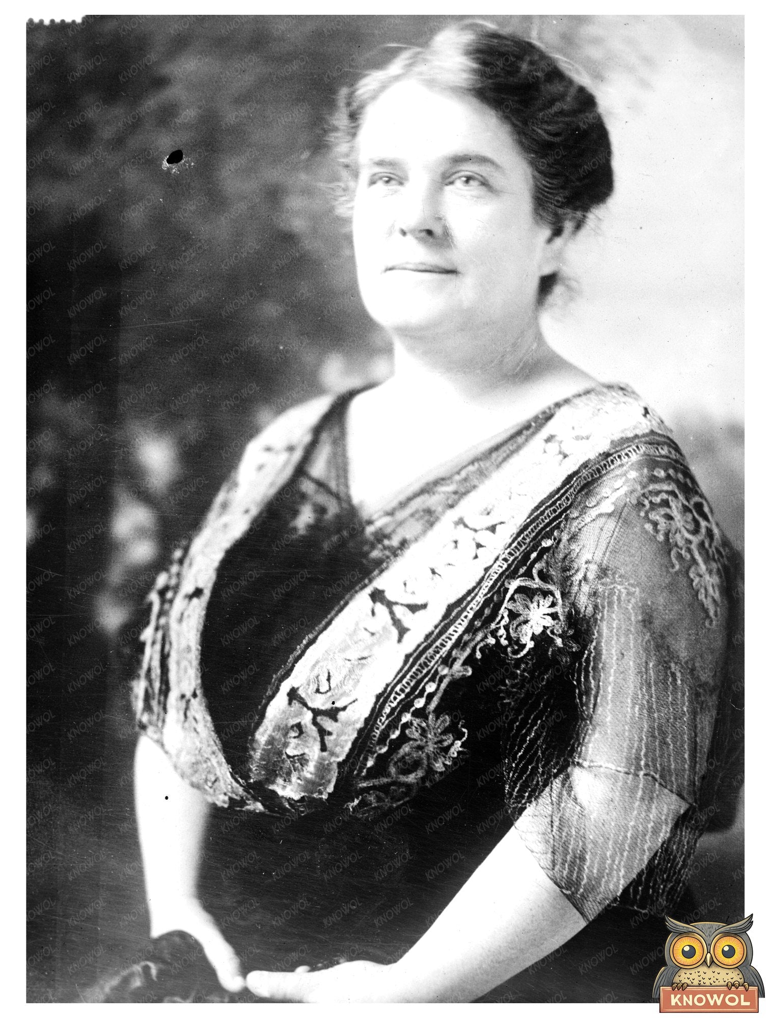 Historic Mrs. Josephus Daniels Print, Vintage Art