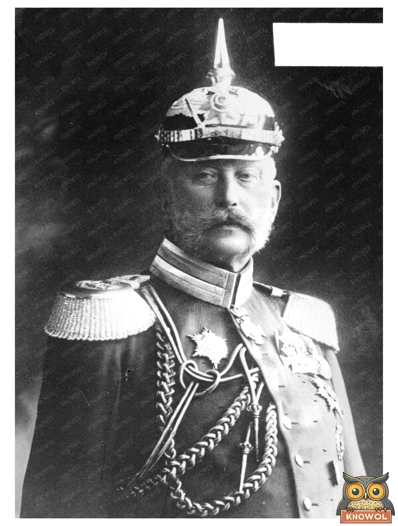 Historic Gen. von Kessel Print, Vintage Art