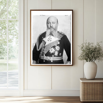 Historic Von Tirpitz Print, Vintage Art