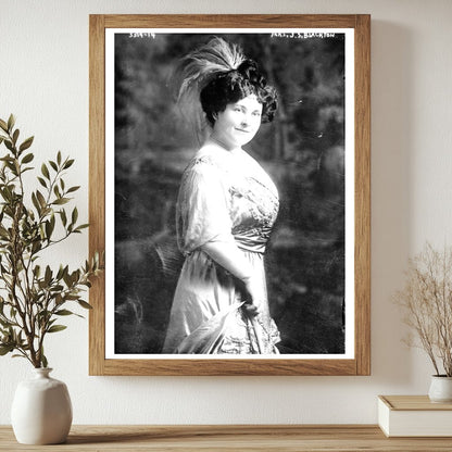 Historic Mrs. J.S. Blackton Print, Vintage Art