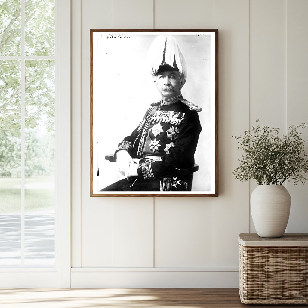 Historic Field Marshal Sir Evelyn Wood Print, Vintage Art