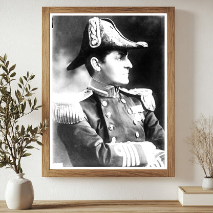 Historic Adm. A.G.W.H. Moore Print, Vintage Art