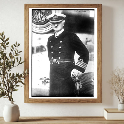 Historic Capt. W.R. Hall Print, Vintage Art
