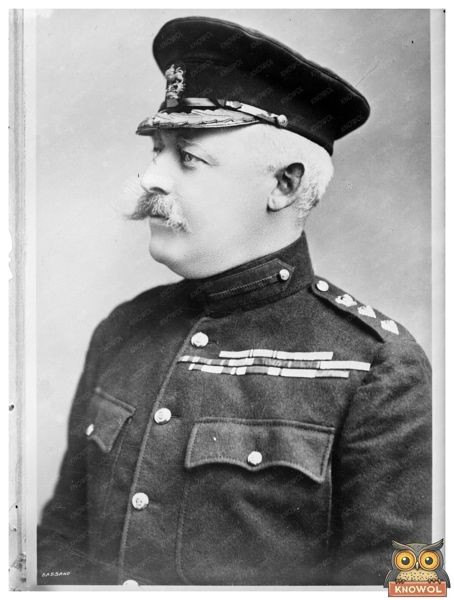 Historic Gen. Sir Jas. M. Grierson Print, Vintage Art