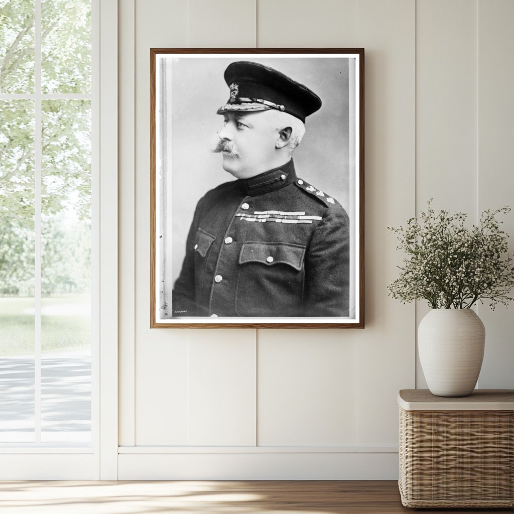 Historic Gen. Sir Jas. M. Grierson Print, Vintage Art