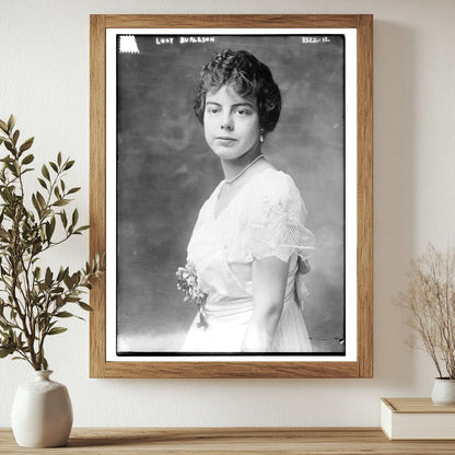 Historic Lucy Burleson Print, Vintage Art