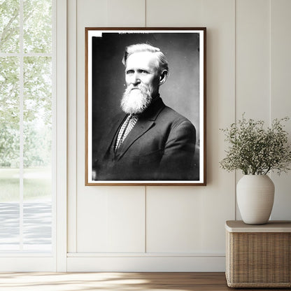 Historic J.N. (Cyclone) Davis Print, Vintage Art