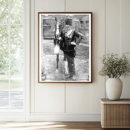 Historic Crown Prince of Germ. [i.e., Germany] Print, Vintage Art