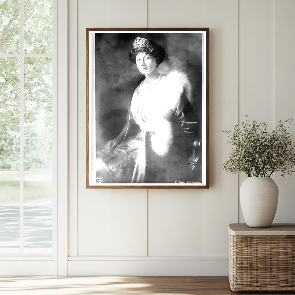 Historic Duchess of Brunswick Print, Vintage Art