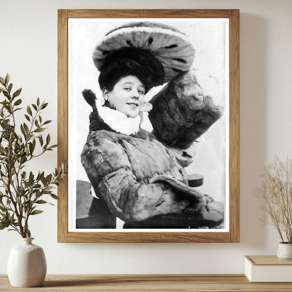Historic Camille Clifford (Bruce) -- Mrs. J.M. J.Evans Print, Vintage Art