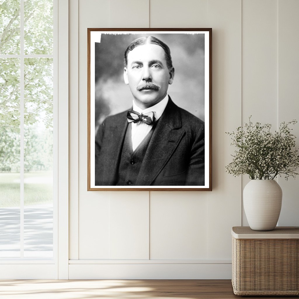 Historic Col. Chester Harding Print, Vintage Art