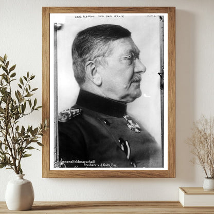 Historic Gen. Fieldmarshall von der Goltz Print, Vintage Art