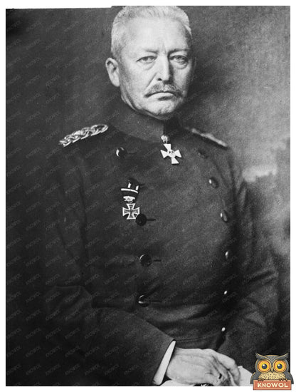Historic Gen. von Scheffer Boyadel Print, Vintage Art