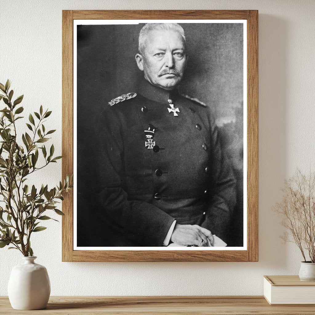 Historic Gen. von Scheffer Boyadel Print, Vintage Art