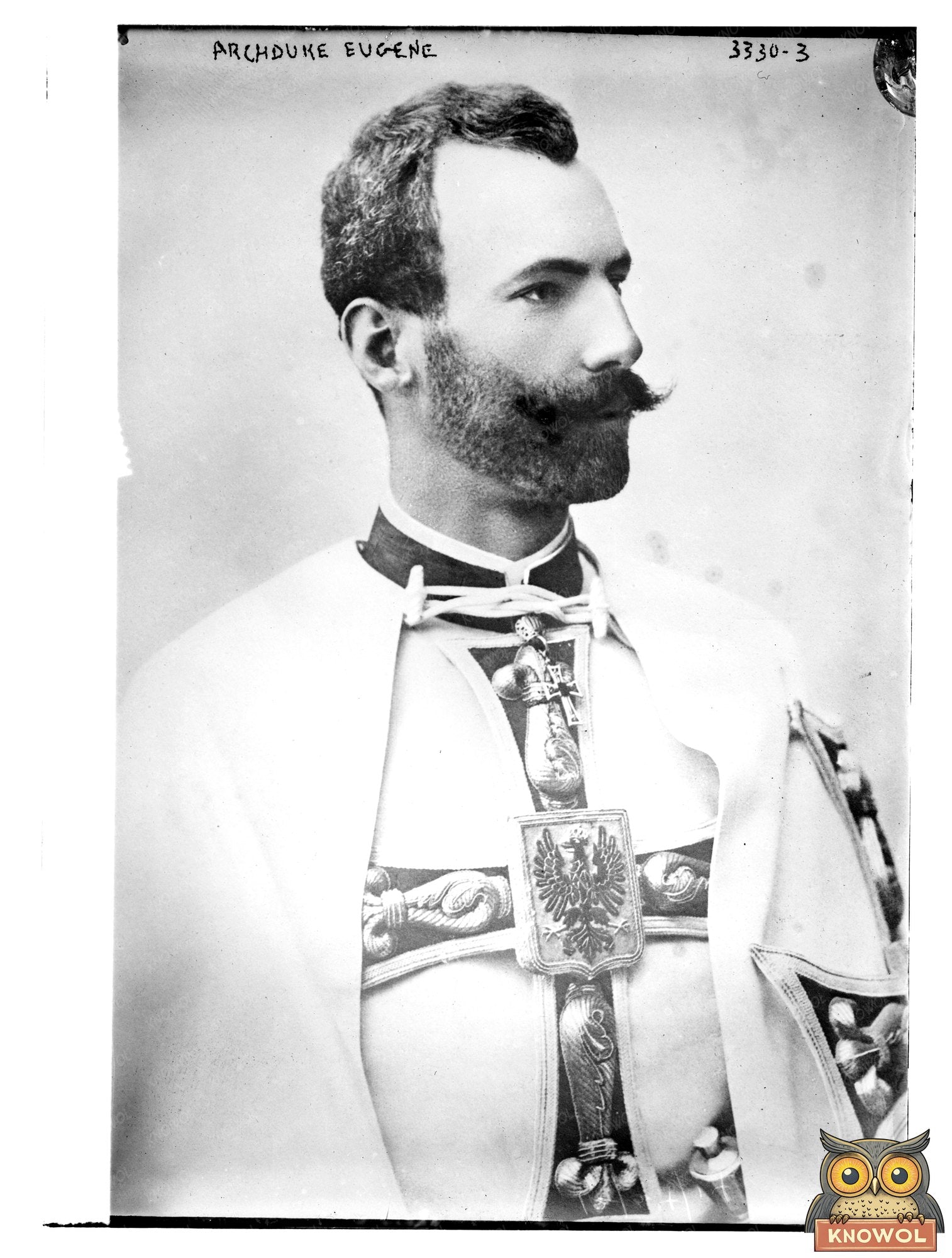 Historic Archduke Eugene [i.e., Eugen] Print, Vintage Art