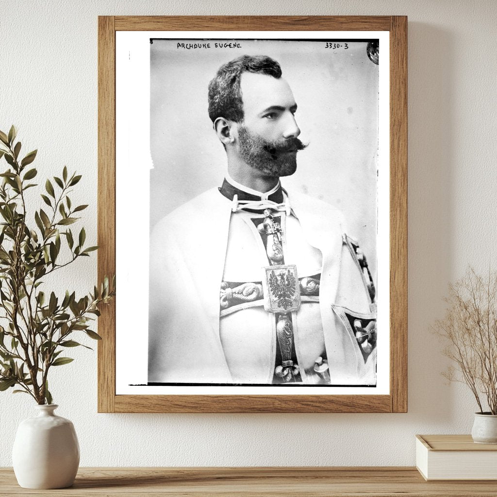 Historic Archduke Eugene [i.e., Eugen] Print, Vintage Art