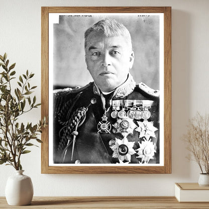 Historic Adm. Sir John Fisher Print, Vintage Art