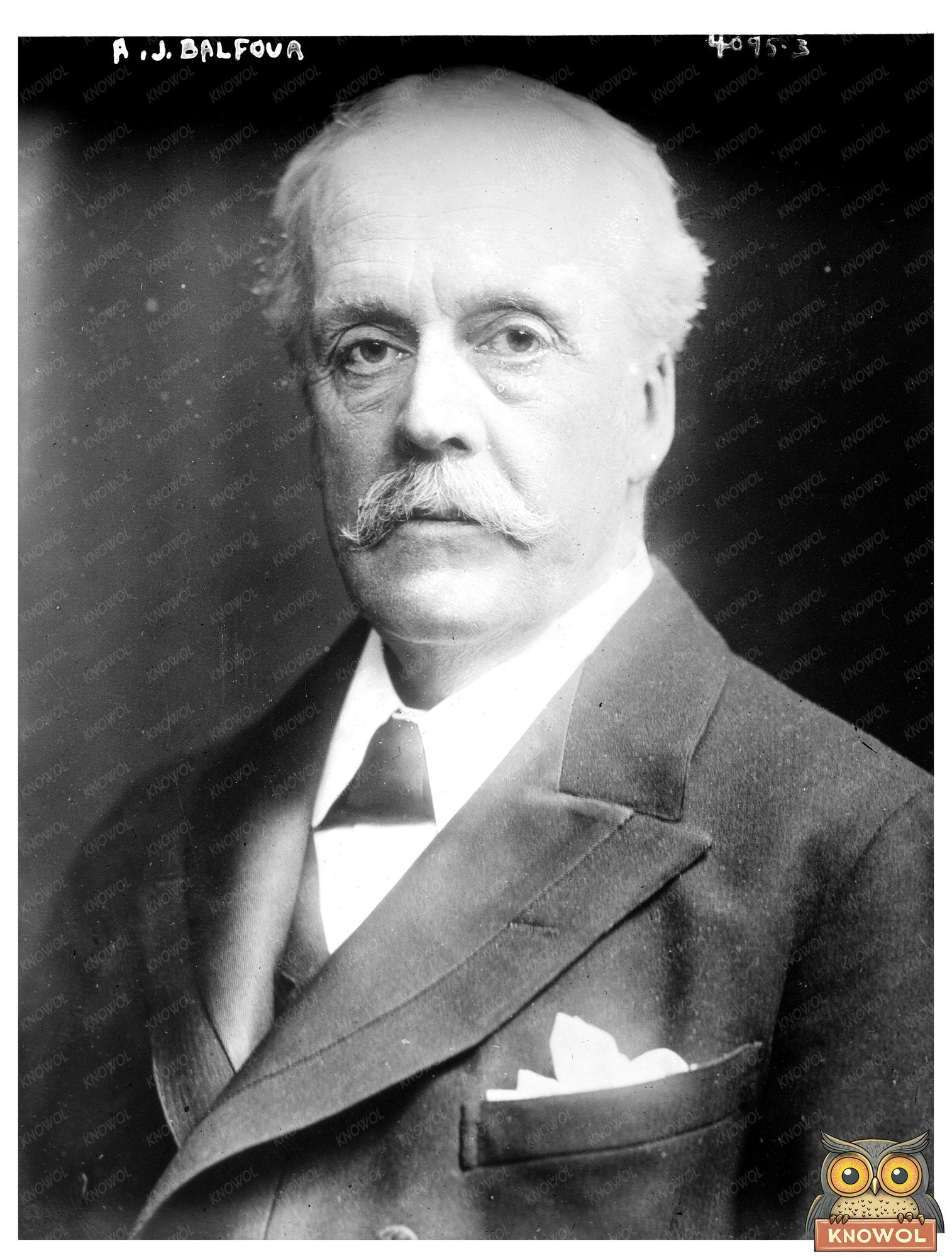 Historic A.J. Balfour Print, Vintage Art