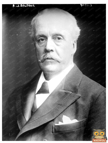 Historic A.J. Balfour Print, Vintage Art