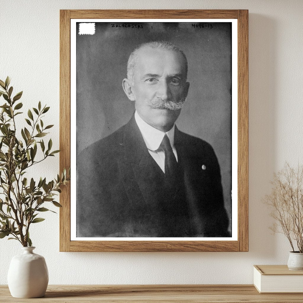 Historic Zalocostas Print, Vintage Art