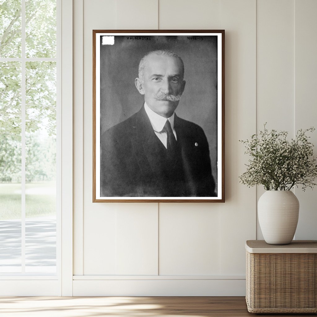 Historic Zalocostas Print, Vintage Art