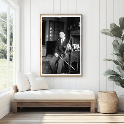 Master Violinist in Performance, March 1917