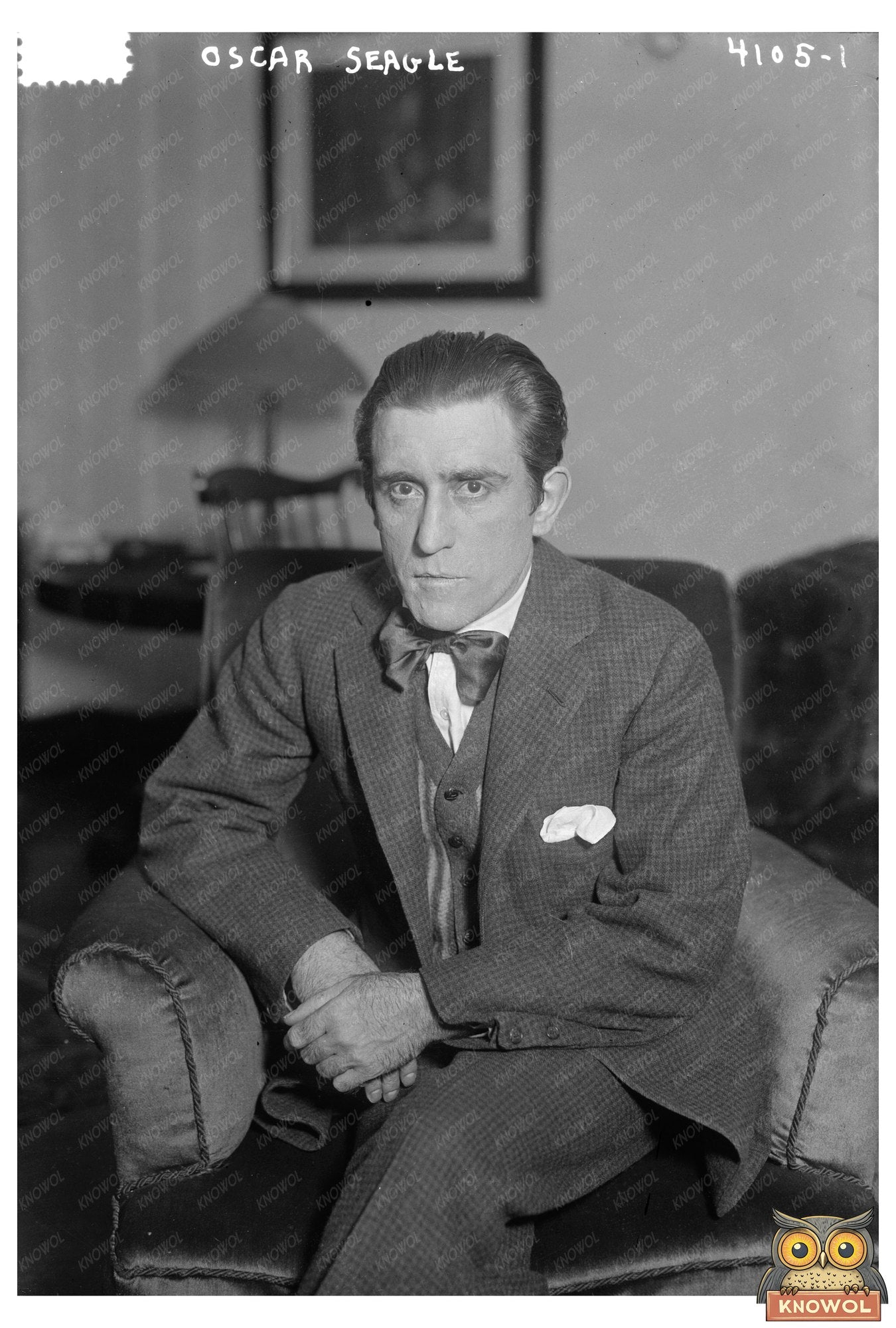 1917 Portrait of Oscar Seagle: Early American Opera Icon