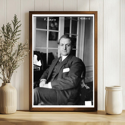 1917 Portrait of an Elusive Gentleman in Style