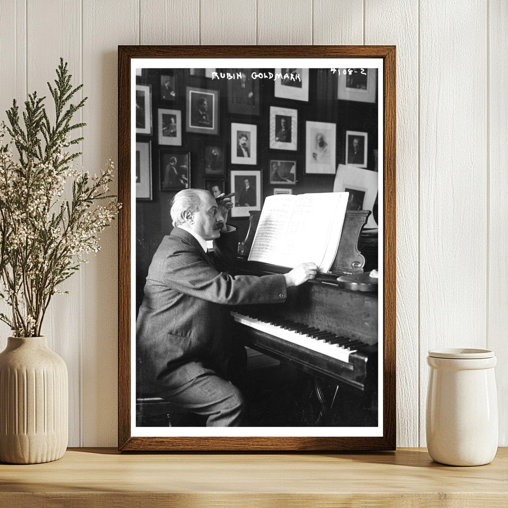 1917 Portrait of Influential American Composer