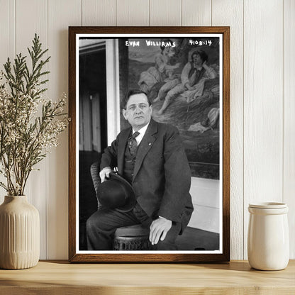 1917 Portrait of Influential Early 20th Century Leader