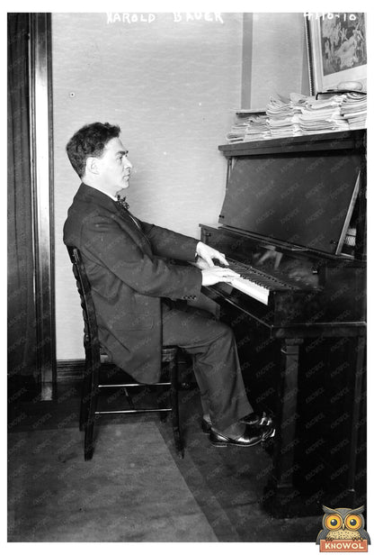 Renowned Early 20th Century Pianist Portrait