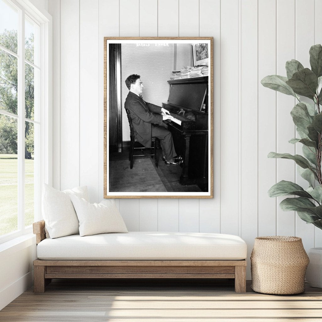 Renowned Early 20th Century Pianist Portrait