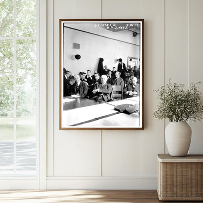 Historic S.F. Streit & H.G. S. Noble Print, Vintage Art