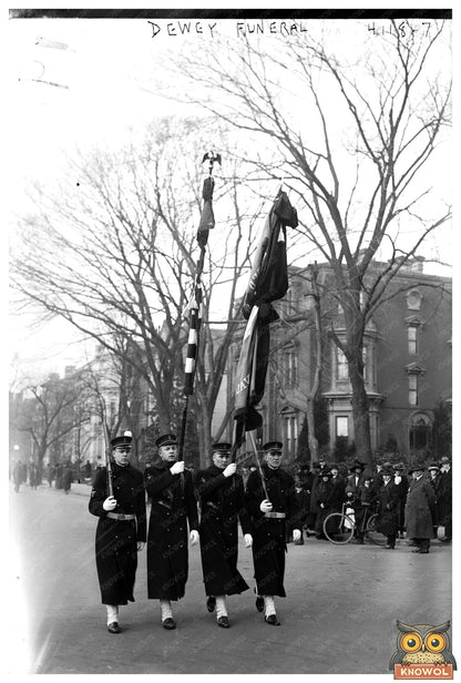 1917 Admiral Dewey Funeral: A Historic Farewell