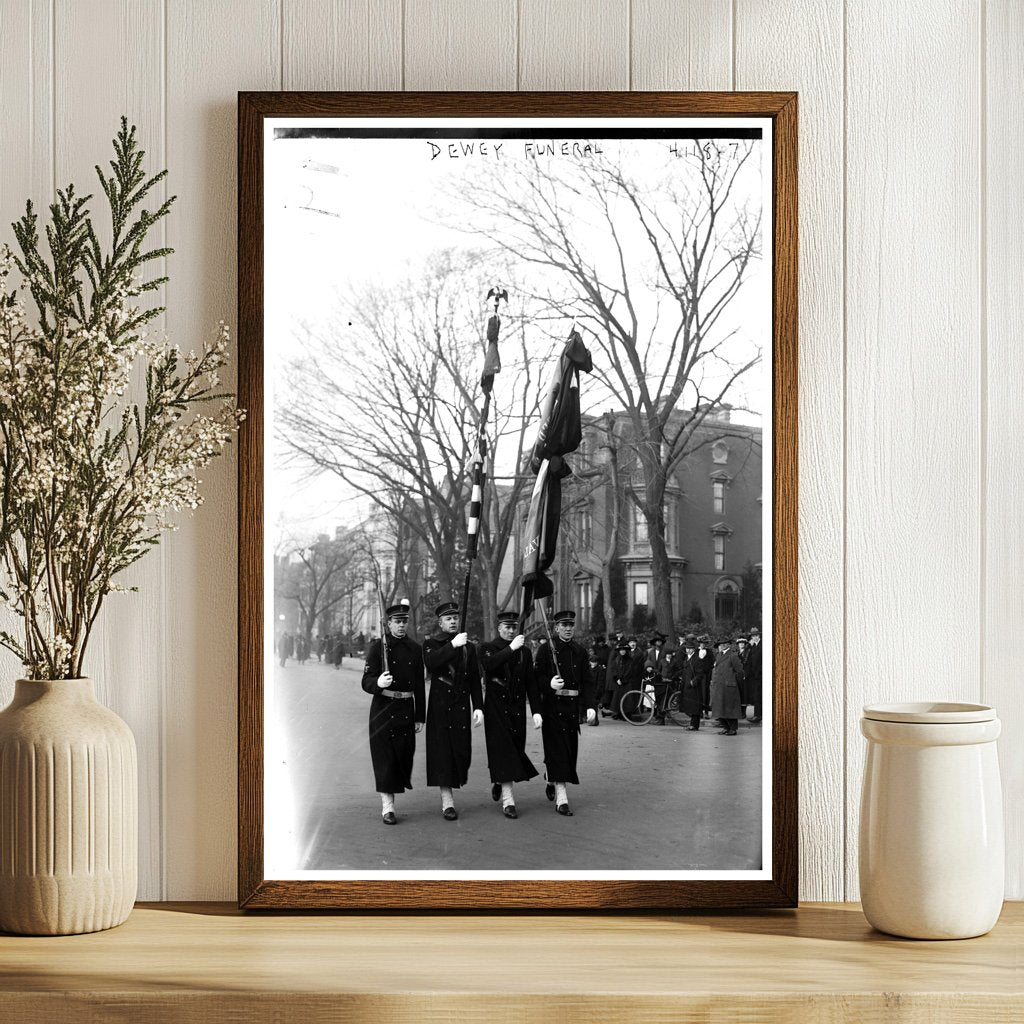 1917 Admiral Dewey Funeral: A Historic Farewell