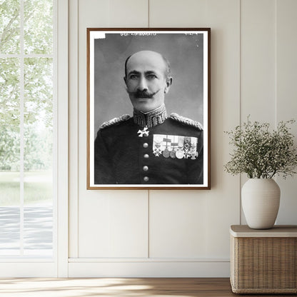 Historic Gen. Zimbrakatis [i.e. Zymvrakakis] Print, Vintage Art