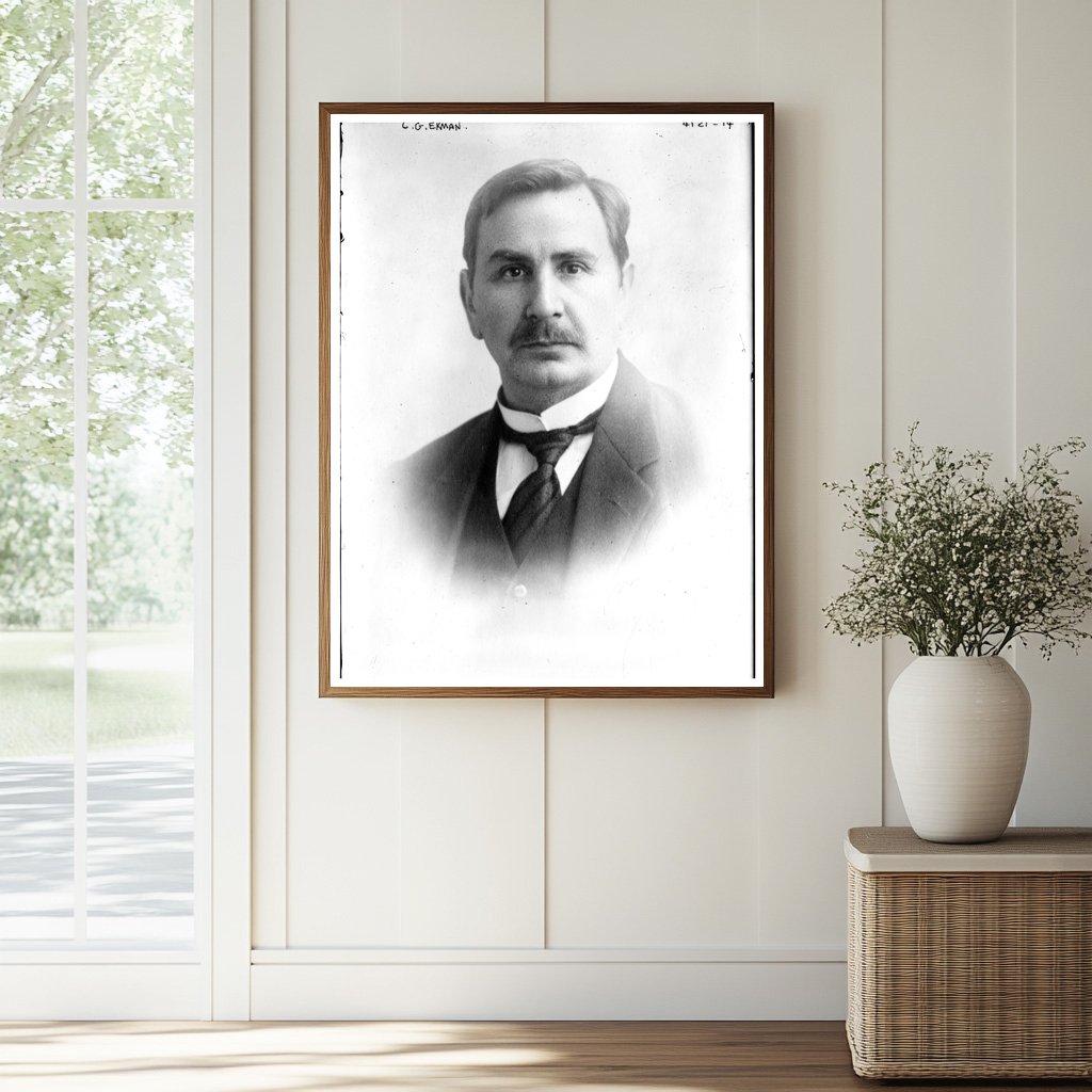Historic C.G. Ekman Print, Vintage Art