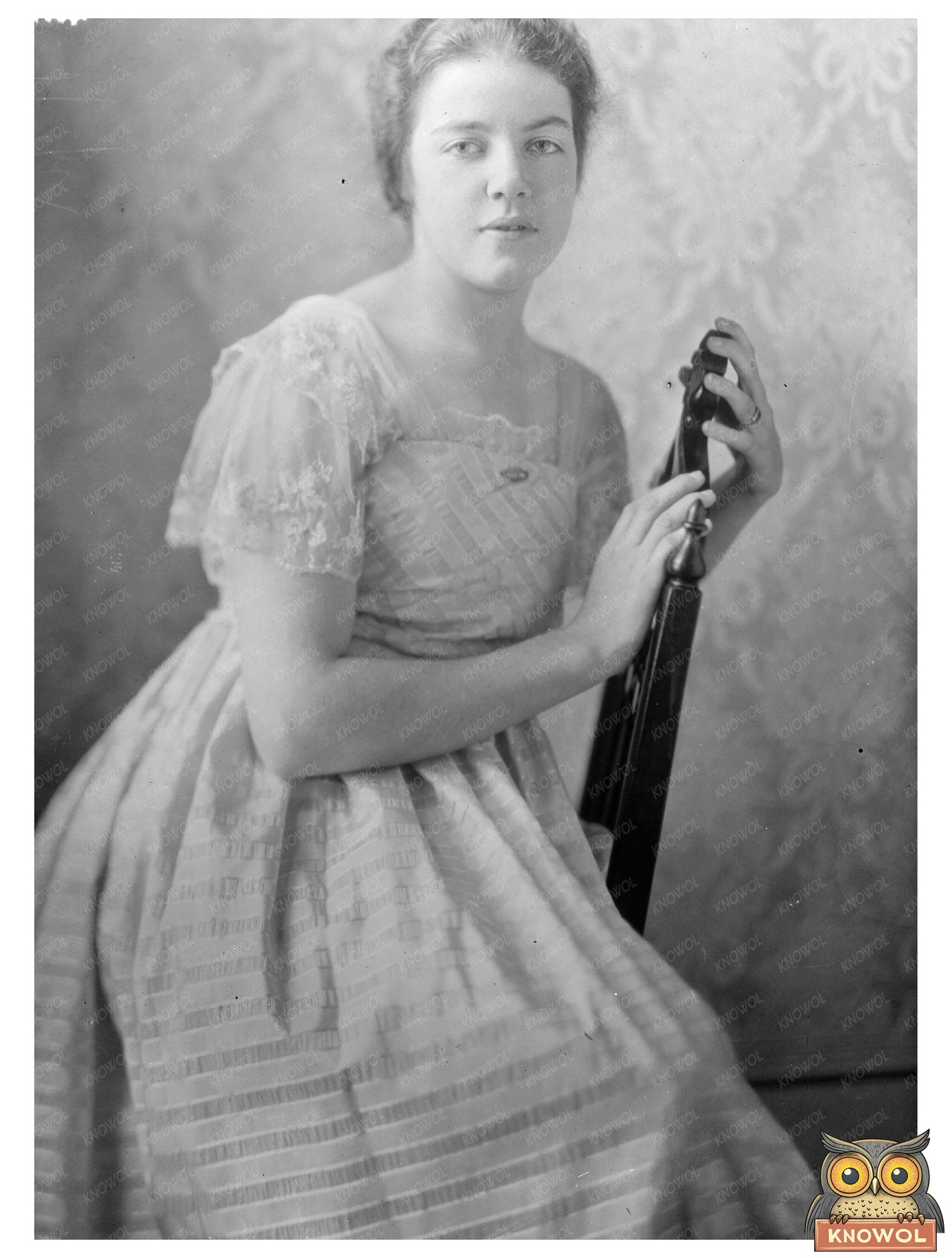 Historic Katherine Harding, Mrs. L.S. Tailer Print, Vintage Art