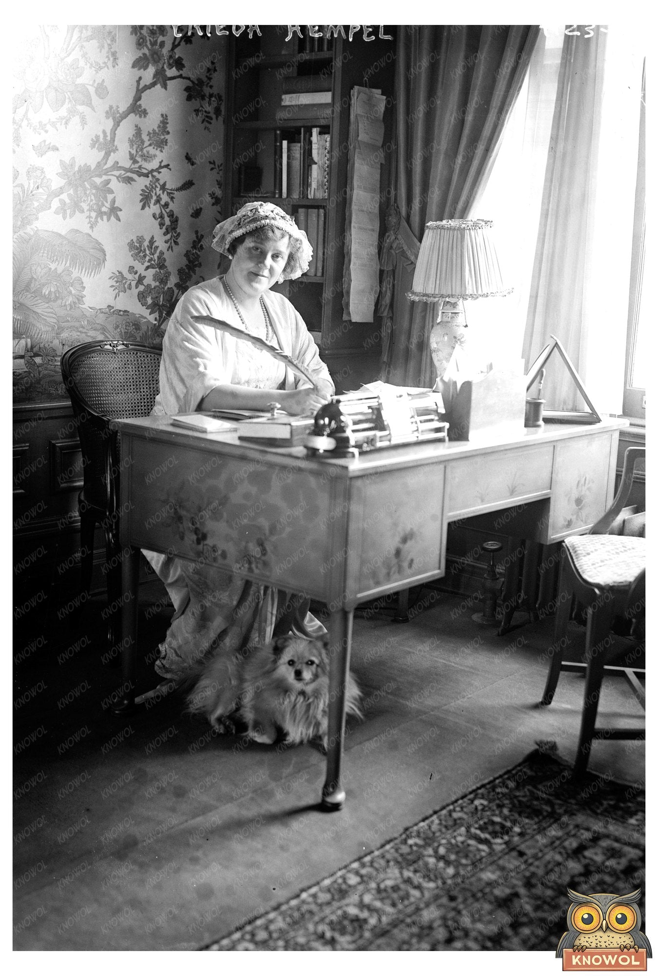 Elegant 1910s Soprano in Stunning Opera Attire