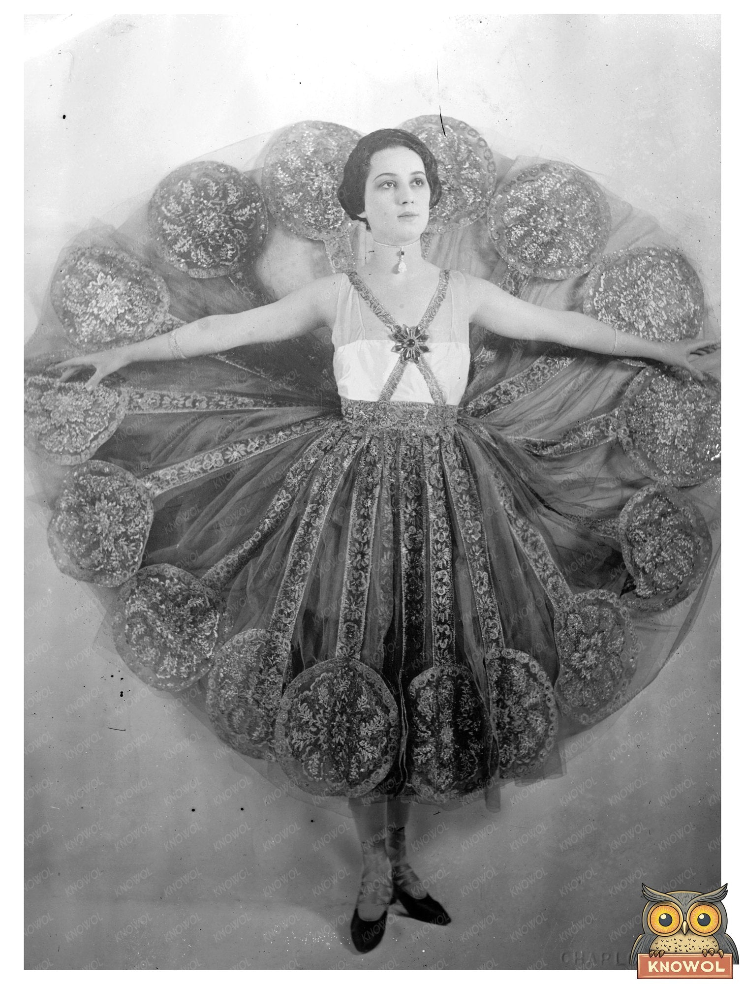 Historic Florence Walton Print, Vintage Art
