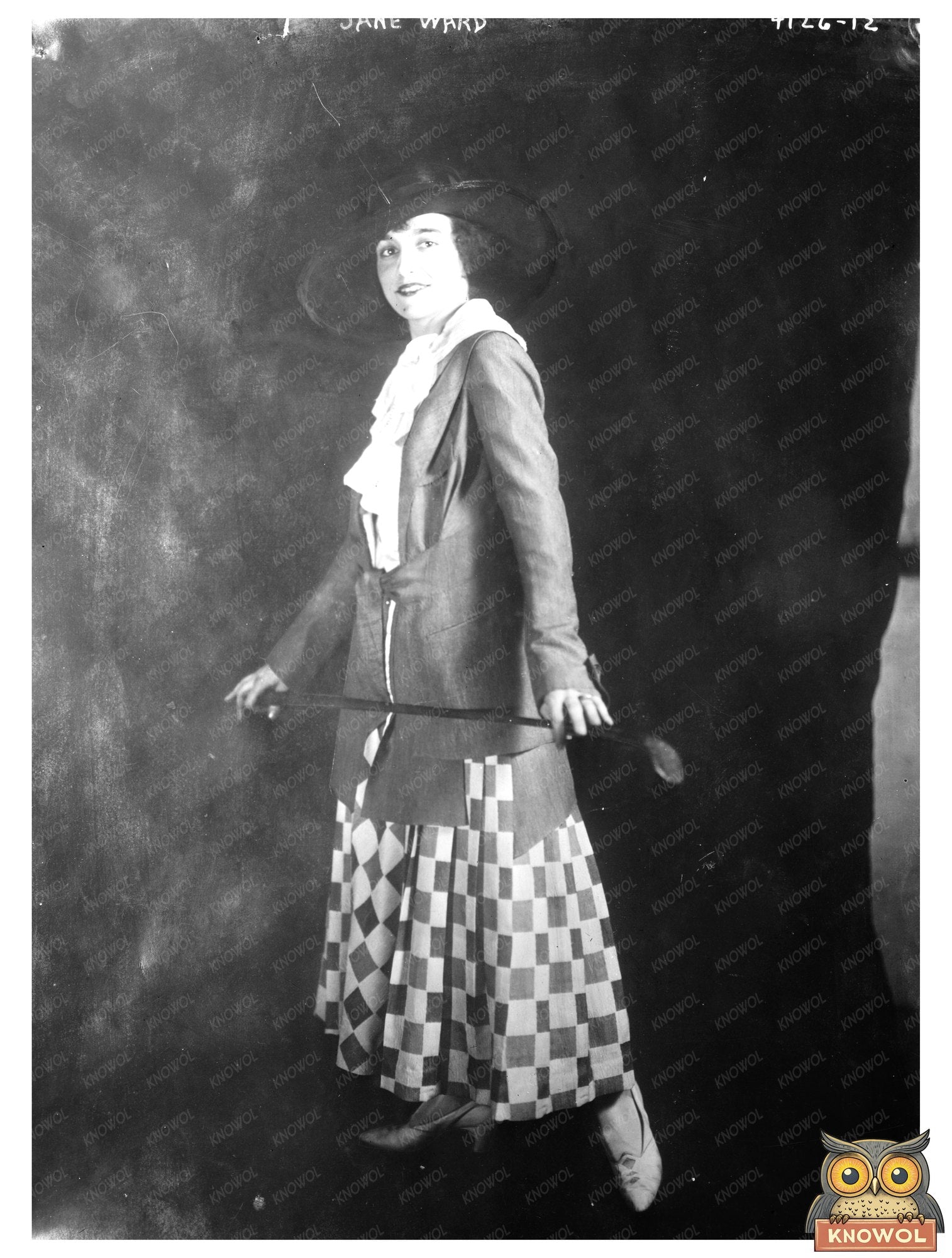 Historic Jane Ward Print, Vintage Art