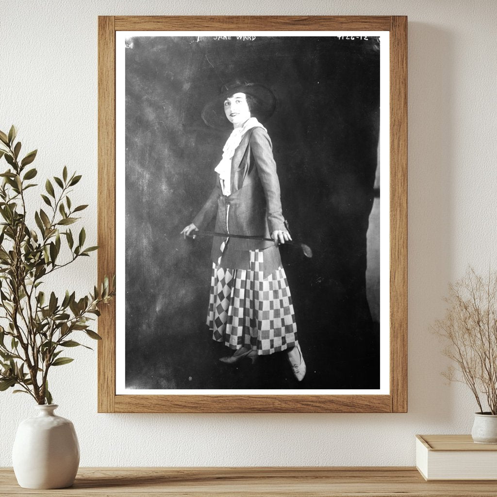 Historic Jane Ward Print, Vintage Art