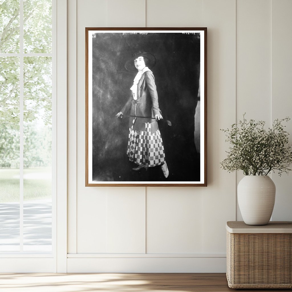 Historic Jane Ward Print, Vintage Art