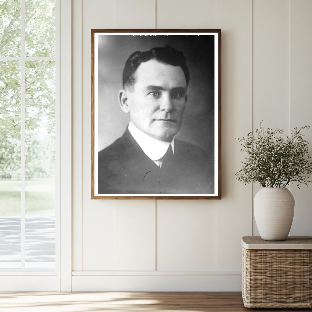 Historic Thos. L. Blanton Print, Vintage Art