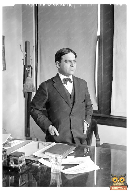 Young F.H. La Guardia: Politician in 1917 Portrait